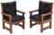 MOLTICO 2er Set - Stuhlauflage Gartenstuhl Auflage - 100x50x10 cm - Stuhlkissen Sitzkissen und Rückenkissen - Wasserdicht - Indoor und Outdoor - Graphit