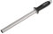 BÖKER SOLINGEN® Diamant Schleifstab für Messer - Profi Wetzstahl oval mit mittlerer Körnung - Abziehstahl mit Klinge 28 cm lang - Küchen Wetzstab Messer-Schärfer für Fein-Schliff