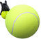 Riesiger Tennisball für Hundespielzeug | 24cm Hunde Tennisbälle Spielzeug | Aufblasbares Interaktives Hundespielzeug Tennisball | Riesige Hundespielzeugbälle Heimtierbedarf für Große mittelgroße Hunde