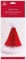3 x Honeycomb Santa Hat Party Xmas Decoration Tablescape Window Sill Red & White