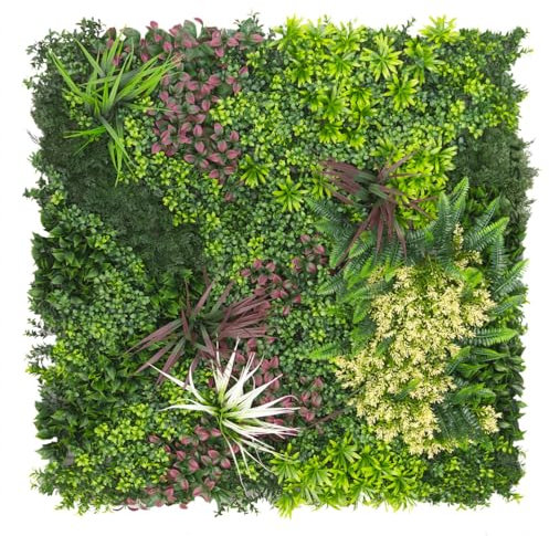STI Siepe Artificiale sempreverde Tropical Pannello modulare 100x100cm