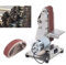 Bandschleifer, 100W Bandschleifmaschine 4500-9000 U/min, Bandschleifer Schleifer Messermacher Metal Schleifband Kantenschärfer Verstellbarer für Messer Holz (895 Spindelmotor)