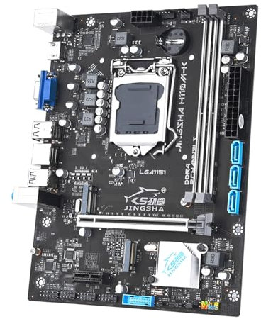 YIWEOG LGA 1151 Socket LGA1151 Procesadores de CPU Placa Base de Escritorio 2 * DDR4 hasta 32 GB 1 * Ranura PCIE3.0 x16 Placa Base para Juegos de Oficina en casa 3 * SATA3.0 1000mbps Fast
