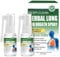 Katyjun 2 Stück 30ml Herbal Asthmaspray Rezeptfrei, Lungenreinigung Spray, Atementgiftendes Kräuterlungenreinigungsspray