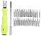 Brillen Schrauben Dreher, 32 in 1 Mini-Schrauben Dreher-Set, Glas-Schrauben Zieher, Präzisions-Reparatur-Werkzeugs Atz für Brillen, Uhr, Telefone, Laptop, Computer