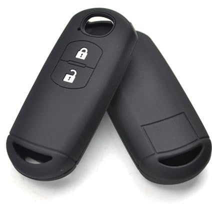 XEBRAD Silicone Car Key Case Cover Keyless Remote Fob Shell Skin Holder Protector, for Mazda, CX-5 CX5, Atenza CX-7 CX-9 MX5 car key shell