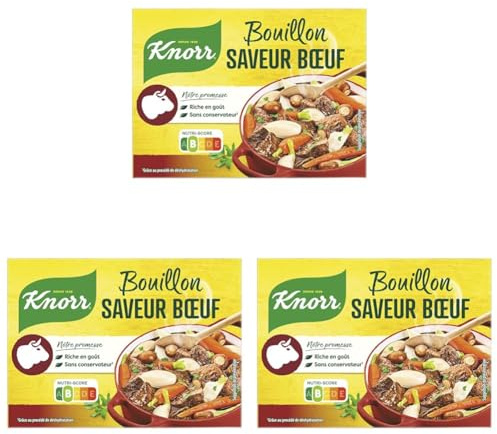 Knorr Bouillon Boeuf 15 Cubes (Lot de 3)