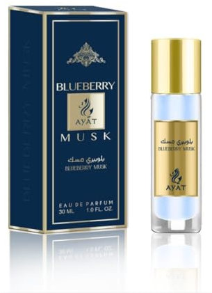 AYAT PERFUMES Eau de Parfum Oriental Musk 30 ml – Mini Flakon Arabian Duft für Damen & Herren – Originelles Geschenk – hergestellt in Dubai (Blueberry Musk)