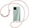 Handykette kompatibel mit Google Pixel 4a 4G Hülle Silikon - Handy Hülle mit Kordel zum Umhängen - Flexible Necklace Hülle Transparent Silikon Handyhülle Case mit Kette Stossfest Schutzhülle