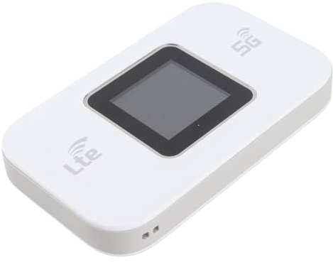Modem WiFi 4G Router Portatile, Alta velocità 300 Mbps schermo colore, Connessione WPA2 crittografia, Fino a 10 dispositivi collegabili, 4G LTE banda frequenza supporto