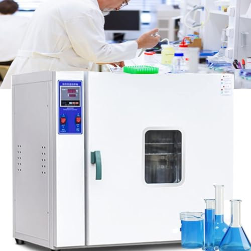 ZPBLWT Four de Séchage Numérique à Convection à Air Forcé pour Laboratoire/Industriel, Four Industriel 220 V, Four de Séchage sous Vide, Four incubateur Thermostatique de Laboratoire