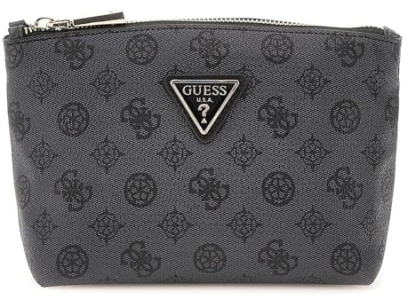 GUESS Wilder Large Top Zip Charcoal