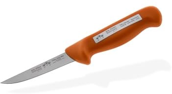 Otto Herder Manicure Stechmesser Gerade, Metzgermesser mit 10 cm langer Klinge aus rostfreiem Stahl, scharfes Fleischermesser aus Solingen