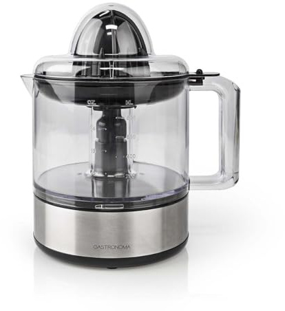 Gastronoma 18230101 - Zitruspresse - 40 W - 0.8 L - Schwarz/Edelstahl