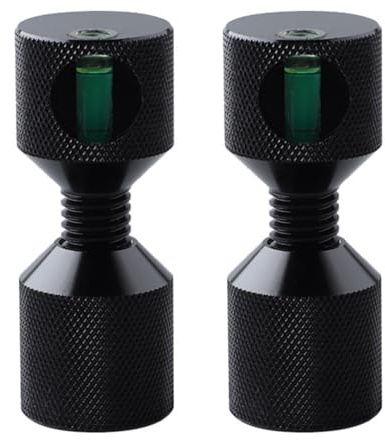 1-1/8 Adjustable 2 Hole Flange Leveling Pin Builtin Bubble Levels for Enhanced Accuracy in Various Applications Flange Two Hole Pin