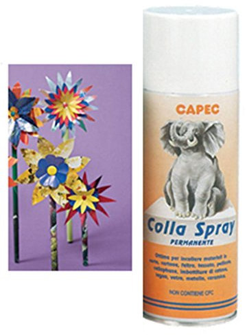 COLLA SPRAY PERMANENTE ML 400 STENCIL FOTO TESSUTO CARTA CARTONE PELLE CUOIO LEG