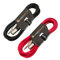 2 x Male XLR to 6.35mm Stereo Jack Lead/Balanced Signal Patch Cable / 2 Pack 3m Black/Red