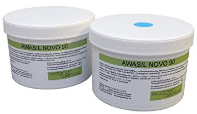 AWASIL NOVO 90 Silikon Kautschuk knetbare Abformmasse 90 Shore A 1 kg