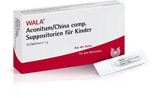 Wala Aconitum/China comp. Kinderzäpchen Spar-Set 2x10Stck; wirken fiebersenkend, unterstützen die Abwehrkräfte, zur Behandlung von grippalen Infekten bei Kindern und Säuglingen.