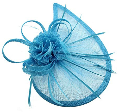 Finecy In - Ladies Wedding Races Cocktail Hat Occasion Fascinator (Sky Blue)