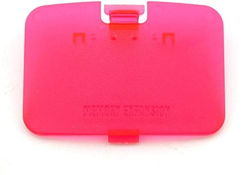 Replacement Protect Cover Jumper Pak Lid Door for Nintendo 64 N64 Expansion Pack (Clear Red)