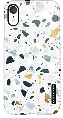 Akna iPhone XR Case Marble, Sili-Tastic Series High Impact Silicon Cover with Full HD+ Graphics for iPhone XR (Graphic 102051-U.K)
