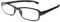 DOOViC Blaulichtfilter Lesebrille Flexible Schwarze Computer Brille mit Stärke Eckig Vollrand Blaufilter Lesehilfe für Damen Herren 1,5