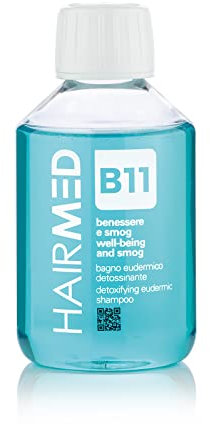 HAIRMED - Shampoo per Capelli Professionale senza Parabeni e Siliconi (B11 - Detossinante, 200 ml)