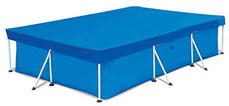 Rectangular Swimming Pool Solar Cover,Durable Dustproof Rainproof Pool Cover for Inflatable Family Pool Paddling Pools