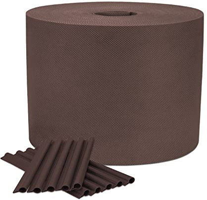 Cover It Marron Occultant Cloture 19x98cm - Brise Vue Jardin - Brise Vue Grillage Rigide - Lamelles Occultation - Différentes Tailles et Couleurs Brise Vue Occultant