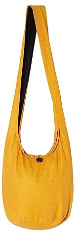PANASIAM Shoulderbag, HEMP, safron yellow in M