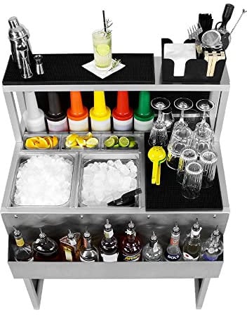 Cocktail-Station, tragbar, 90 cm, Cocktail-Station, zerlegbar, Deus 9 Standard