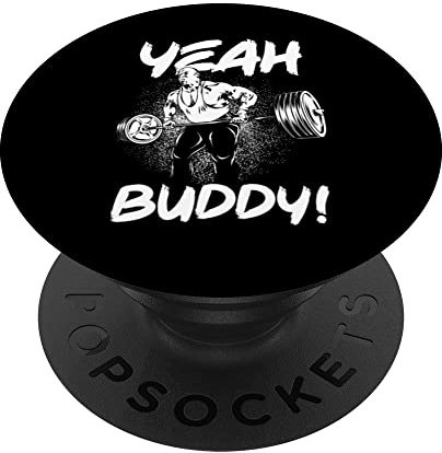 Yeah Buddy – Ronnie Coleman Langhantel-Reihe – Gym Motivational PopSockets mit austauschbarem PopGrip