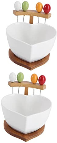 YARNOW Salatschüssel Mini-Dessertteller Salatschüssel Glas Plätzchenteller Plätzchenteller Gefrierschüssel Obstschalen Haushaltsgeschirr Keramikschüssel Mit Keramik Salatteller