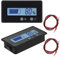GTIWUNG 2 Piezas Medidores de Batería DC, Indicador de Voltaje de Capacidad de Batería Monitores, DC 12V 24V 36V 48V 72V 84V Battery Meter, Battery Tester Battery Capacity Voltage Indicator, Blanco