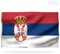 Premium-Serbien-Flagge 150 x 90 cm – langlebige, hochwertige serbische Flagge mit 2 Metallösen