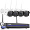 ANNKE 5MP Wireless Security Camera System, 10CH CCTV System with 2TB HDD NVR and 4X 5MP Security Cameras Outdoor, 100ft Night Vision, Audio, Person Detection, 24/7 Recording, IP67 Weatherproof