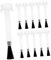 Ipetboom 20pièces Brosse À Vernis À Ongles Remplaçable Pinceaux Applicateurs Pour Vernis À Ongles Et Gel Brosse De Remplacement Pour Accessoires De Nail Art