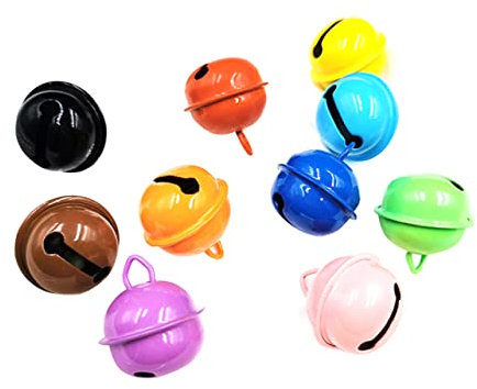 TOPPERFUN 1tasche Mini Glocken Für Bastelprojekte Bunte Glöckchen Für Schmuck Schlüsselanhänger Scrapbooking Und Dekoration Für Bastelfreunde Und