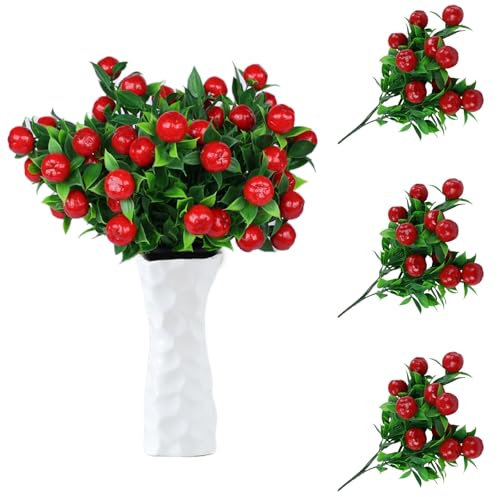 astylishome Fleurs artificielles pour décoration de branche de pommier, fleurs artificielles en plastique, accessoires d'artisanat pour table, jardin, fête de mariage, bureau, décoration d'intérieur