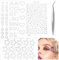 AOZUO Festival Glitzersteine Gesicht,Star Face Gems, Self-Adhesive DIY Face Rhinestone Stickers Heart Numbers Letters Hair Gem Eye Jewels Rhinestones Tattoos Crystals Pearls for Makeup Eyes Body Nail
