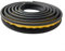 Cuerda plana para estufa, sello de puerta, leña, estufa, horno, pegamento negro, hasta 550ºC, hilos de vidrio (2 metros)