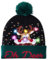 Fanient Weihnachtsmütze Herren Damen LED Light Up Beanie Hut Rentier Knitted Christmas Hat für Jungen Mädchen