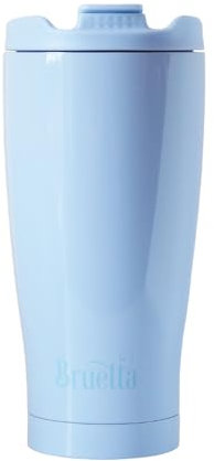 Bruetta - Tea Tumbler - Classic Collection - Travel Tea Tumbler - With BruLid That Filters Loose Leaf Tea As You Sip - For Loose Leaf Tea - Wide Mouth - Double Insulation - Zero Waste - Periwinkle