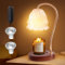 Candle Warmer Lamp with Dimmer - Electric Candle Lamp with Timer for Jar Candles Scented Candles with 2 Bulb