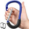 SURDOCA Clip per passeggino, grandi clip a moschettone per carrozzina, clip in alluminio per passeggino, gancio per passeggino per appendere borsa blu 2