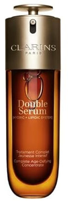 Clarinsx Double Serum Anti Aging Facial Serum Firms Smooths Strengthens Radiance and Refines Pores 24-Hour Hydration for All Skin Types 50ml amoued