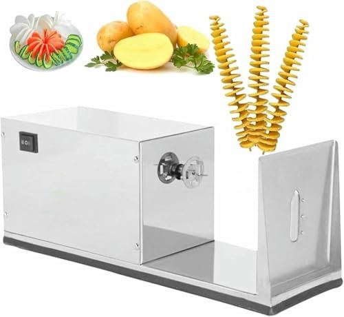 AFLEPCBRQ Taglio di Patate A Spirale Elettrico A Chiocciola A Spirale