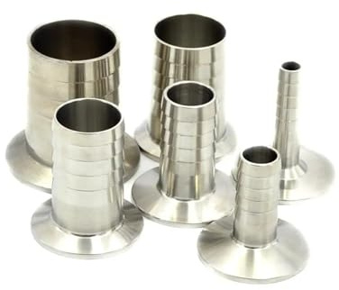 8mm 10mm 16mm Schlauch Barb Rohr Sanitär Fitting Tri Clamp Typ Ferrule Edelstahl SUS SS 304 for hause brauen(16mm-Ferrule 50.5mm)