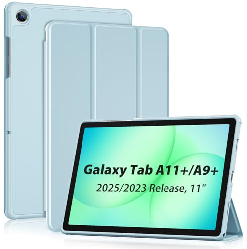 ProCase Case for Samsung Galaxy Tab A11+ (SM-X230) 2025/ A9+ (SM-X210) 2023 11 Inch Tablet, Galaxy Tab A11 Plus/A9 Plus 11 Inch Case, Cover with Auto Sleep/Wake -Sky Blue